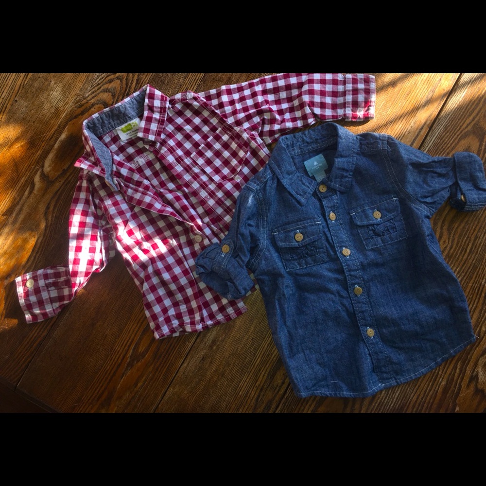 Baby Gap and Crazy 8 flannel bundle size:12-18M